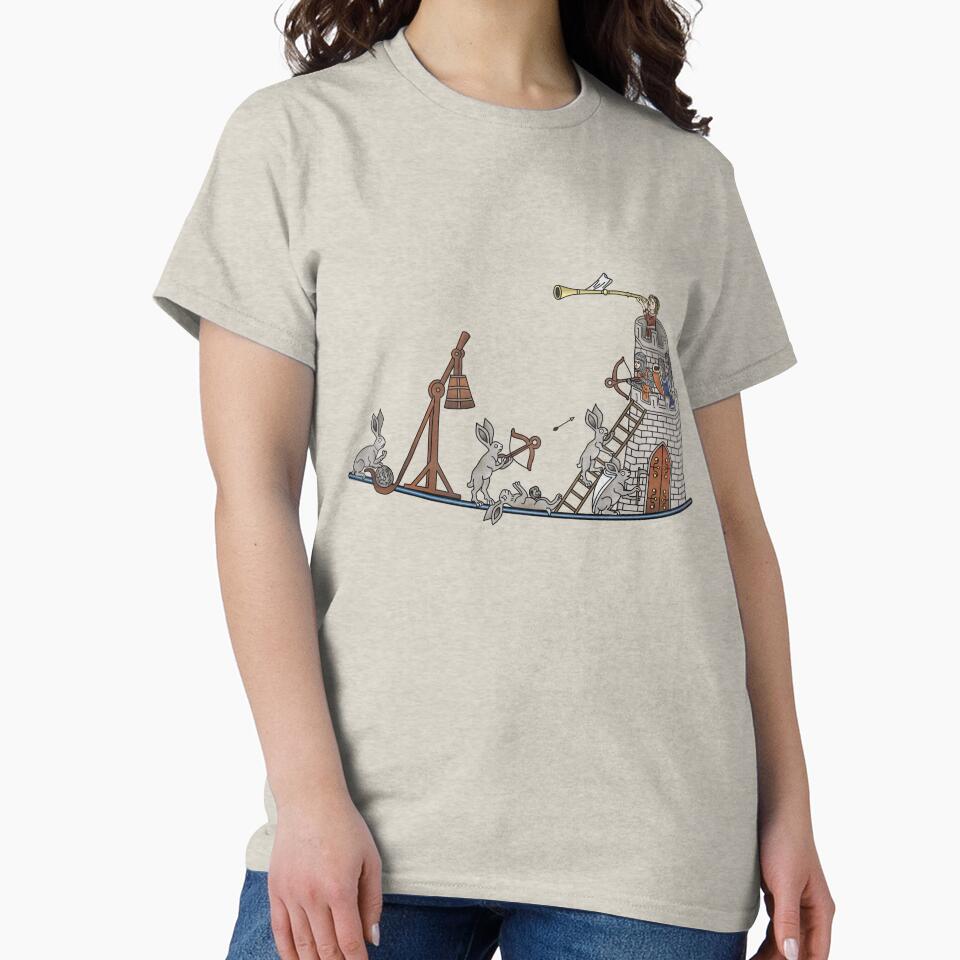Medieval Rabbits Castle Siege by MargiKnights
