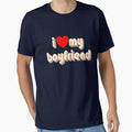 I Love My Boyfriend Red Heart Retro I Love My Boyfriend Gear by DynamicDesign
