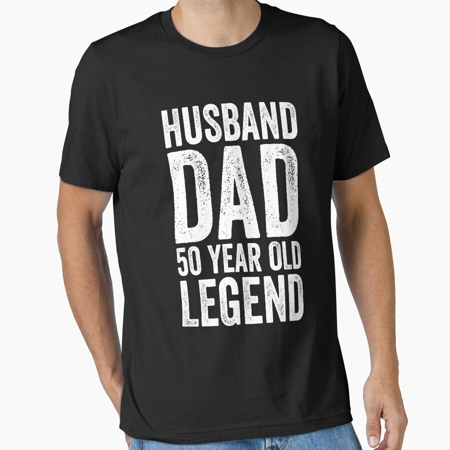 Husband Dad 50 Year Old Legend ,50th Birthday  Gift For Men by DESIGNNOUR