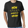 Women Funny Mom Manager of Mischief Fantastic Mama Wizard Magic Mom  Mothers Day by MillionGoal