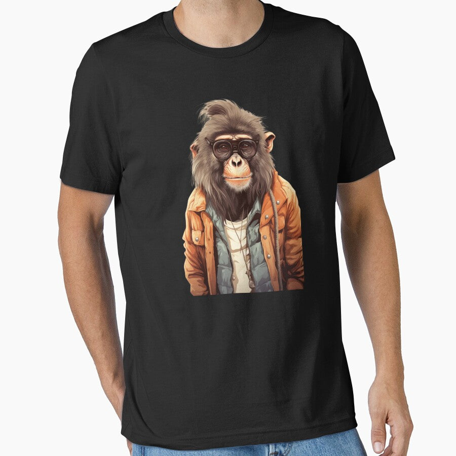 Cool monkey by Toms Tee