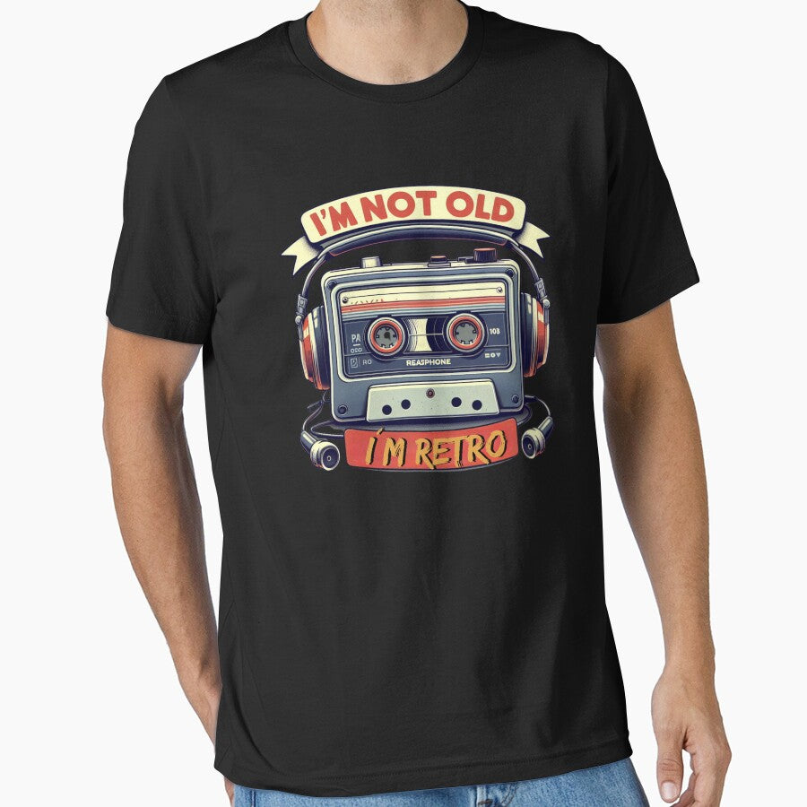 Copy of tape .... not old but retro 2 by Toms Tee