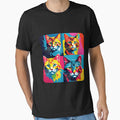 Cats pop art style by Toms Tee