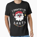 I Identify As Santa Funny Christmas Pajamas For Dad X-Mas by RikoAiba