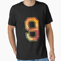 9 Lucky Number Sports Team Low Poly Year Age 9th Birthday by Best Tees