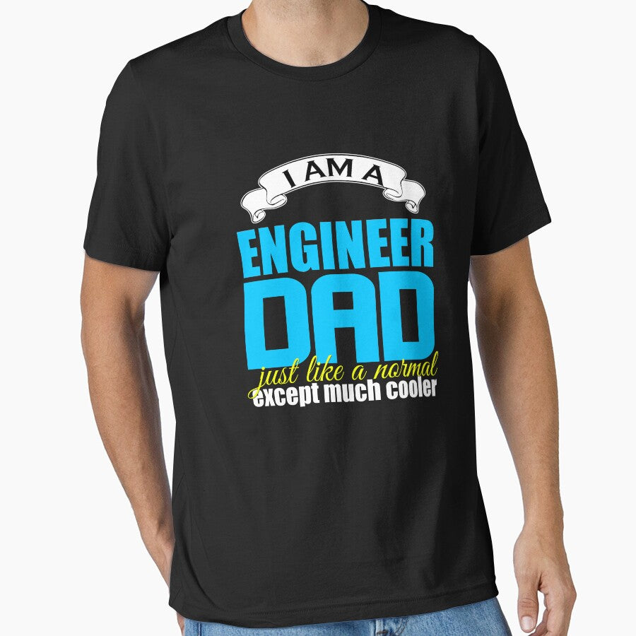 Engineer Dad T shirt by Mill8ion