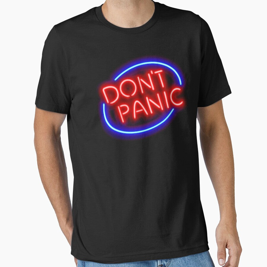 Hitchhiker's Guide - "Don't Panic" Neon Sign by Brit Gorlicki