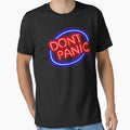 Hitchhiker's Guide - "Don't Panic" Neon Sign by Brit Gorlicki