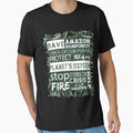 Save the Amazon rainforest - Lungs of our planet - 20% of the oxygen of our planet - Stop the fire - Forest fires - International crisis - Help by GDCdesigns