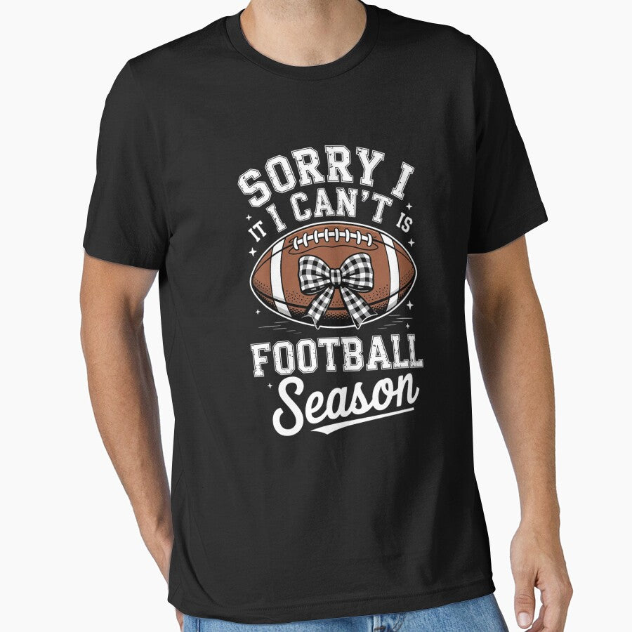 Sorry I Can't It's Football Season Coquette Mama Game Day 5 by THagBlue