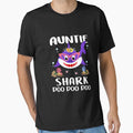 Auntie Shark Shirt Mothers Day Gift Idea For Mother Wife by DahlilaJo