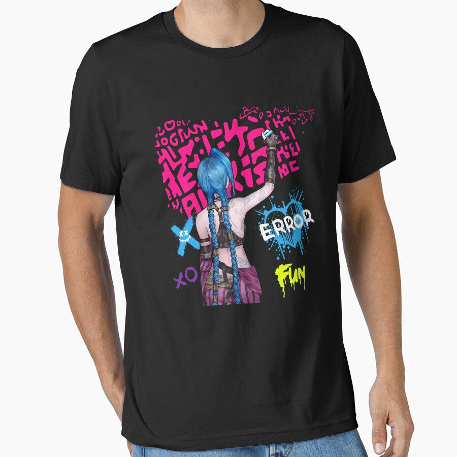 Jinx Arcane Graphic Style by HaloHop