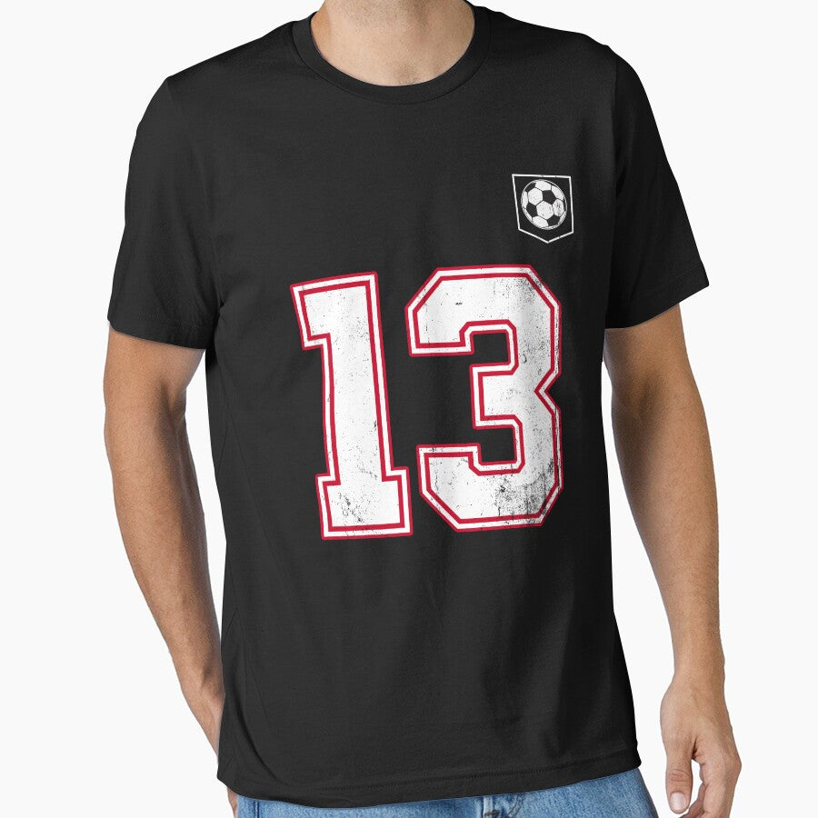Soccer player Jersey number 13 Soccer Fans by BernoNickel
