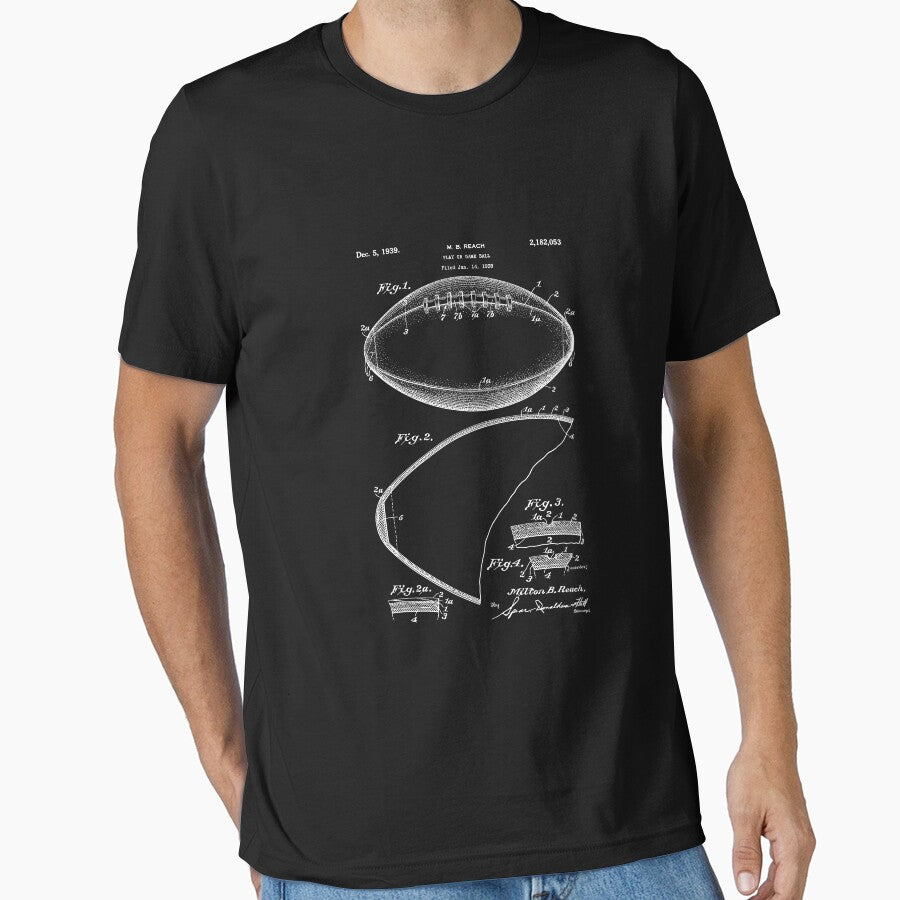 American Football Patent 1939 by LadyMay Vintage