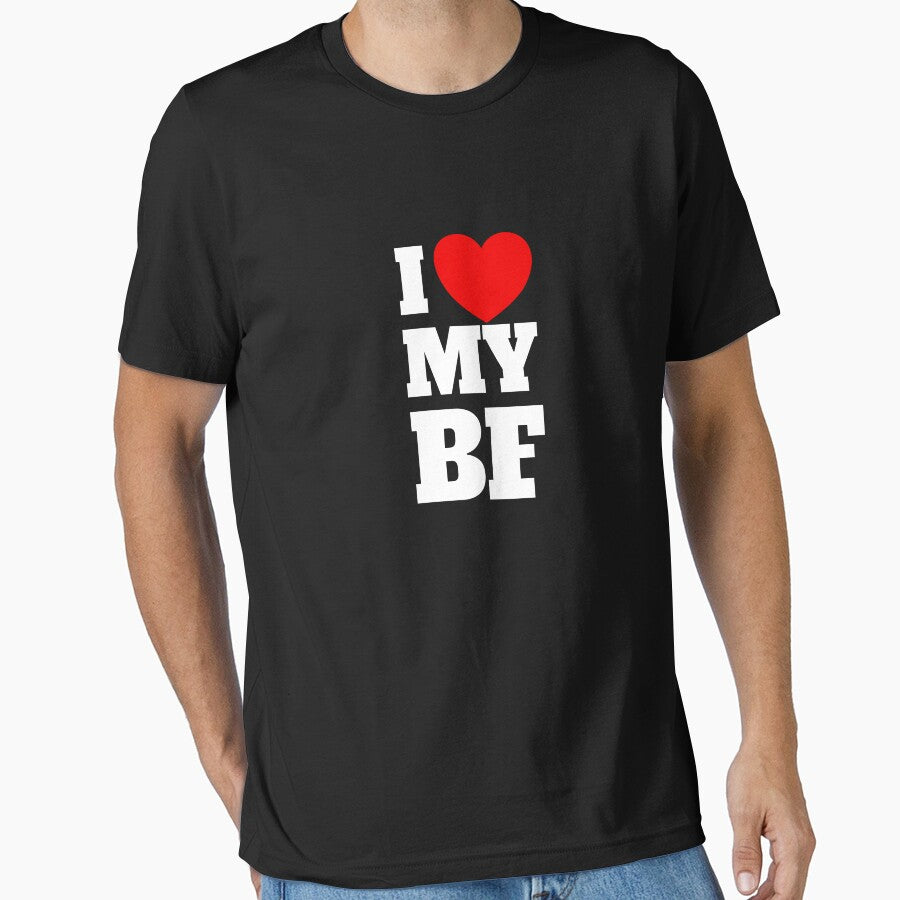 I Love My BF Red Heart Hot Boyfriend I Love My Boyfriend Gear by DynamicDesign