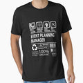 Event Planning Manager T Shirt - Multitasking Job Gift Item Tee by zerniakcor