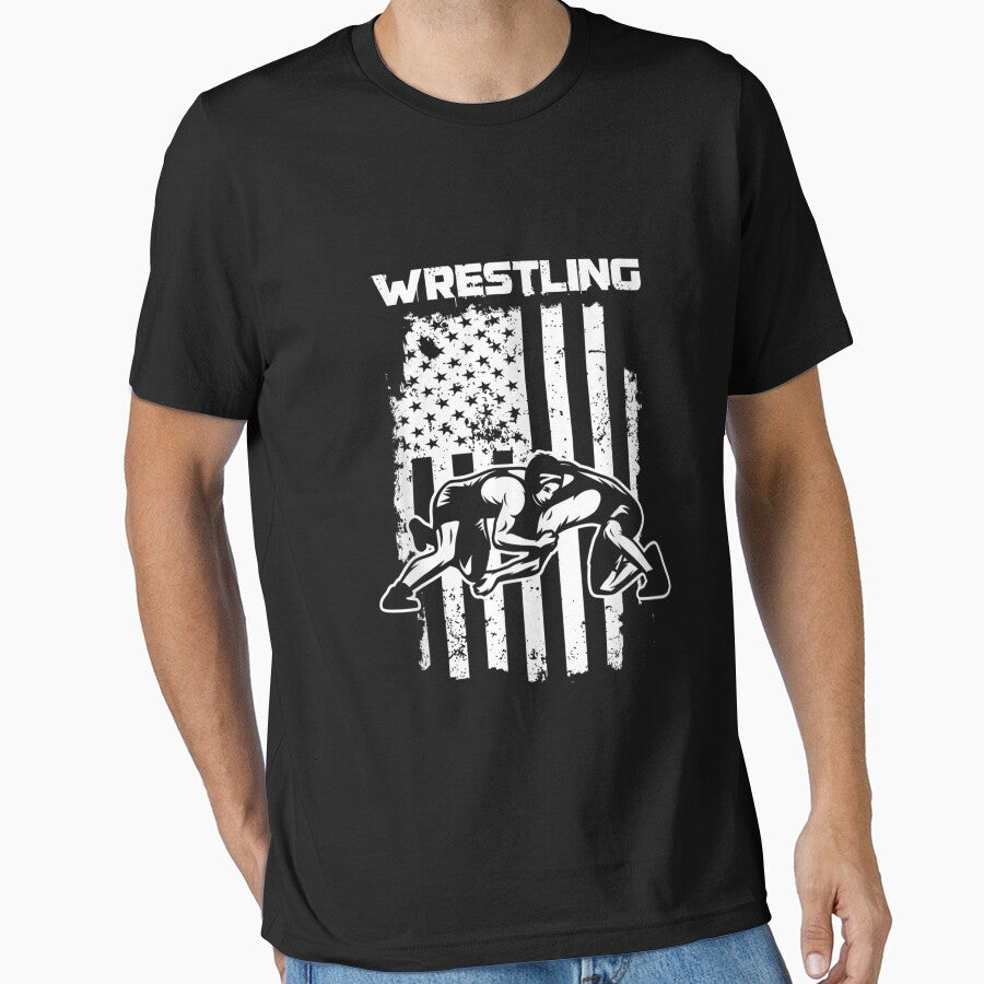 Usa Flag Wrestling Wrestler Martial Arts Sport Gift by idabry