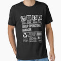 Group Operations Manager T Shirt - MultiTasking Certified Job Gift Item Tee by andahanson