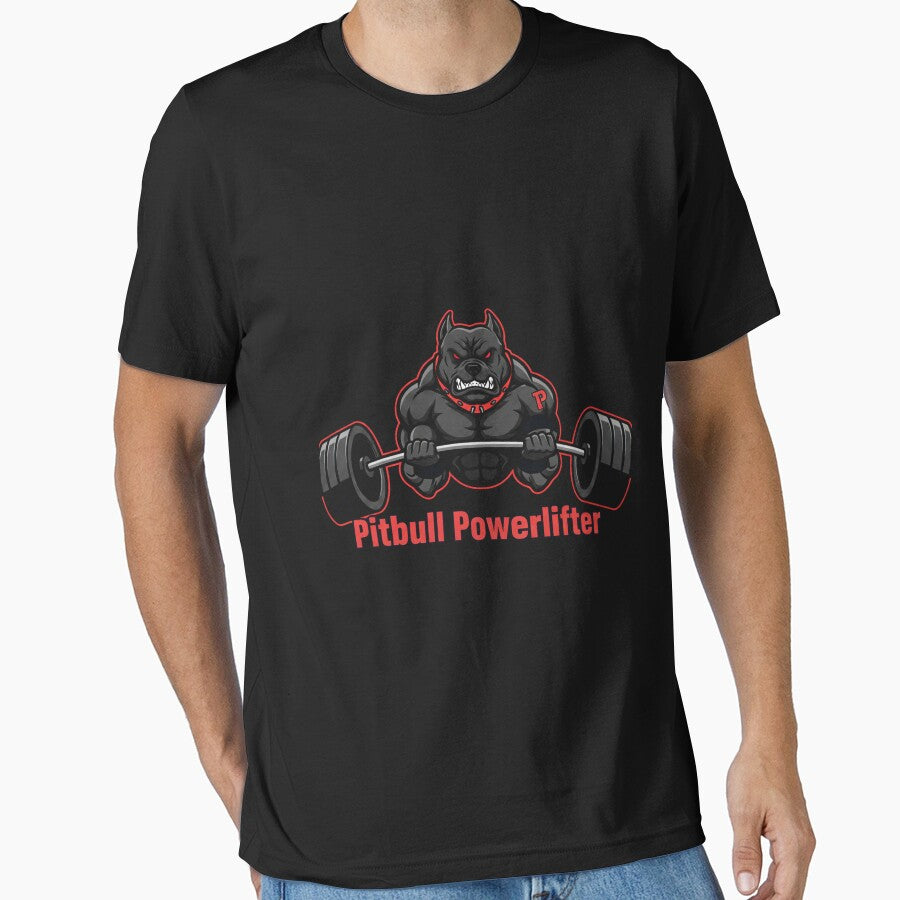 Pitbull Powerlifter by Merchifyme2000