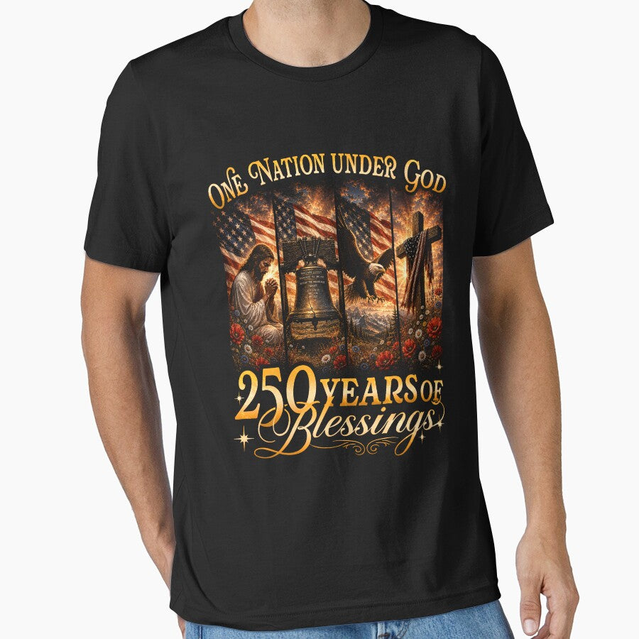 One Nation Under God 250 Years 250Th Anniversary Usa by BlightedArt