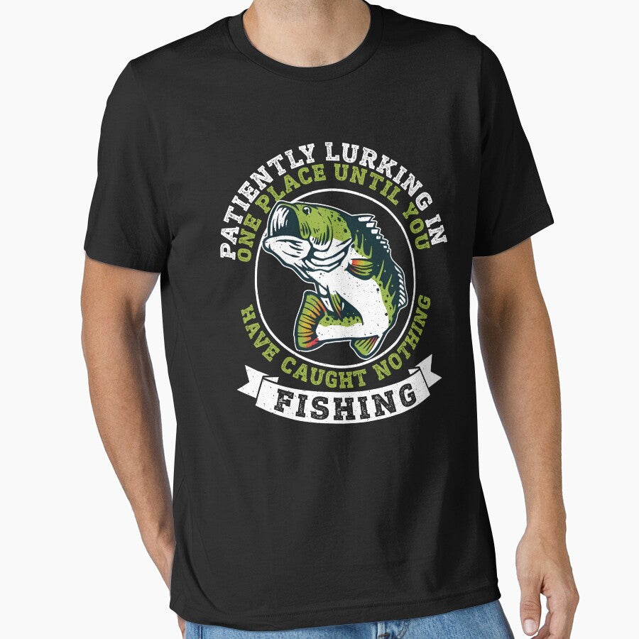 Patiently Lurking Until Caught Nothing Funny Fishing by aboythmpstko