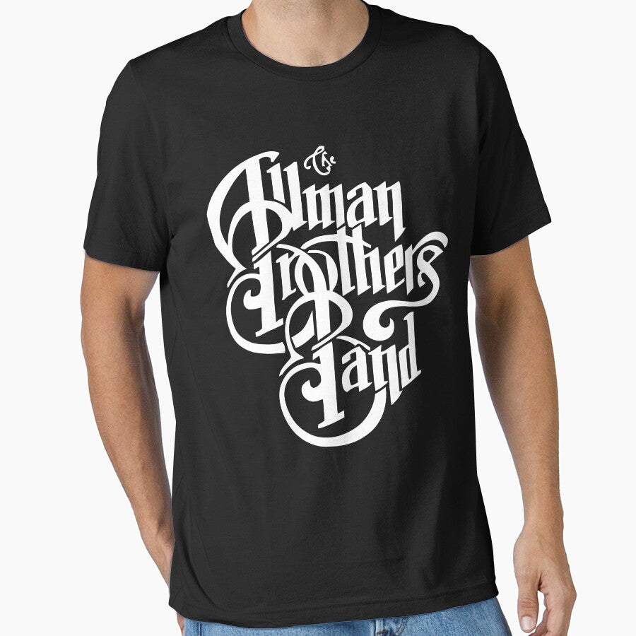 white the allman band Essential T-Shirt by Angelalivio