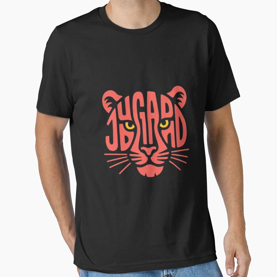 Jaguar Cat Face Shirt – Modern Streetwear Typography Logo Graphic Tee by masteryStore