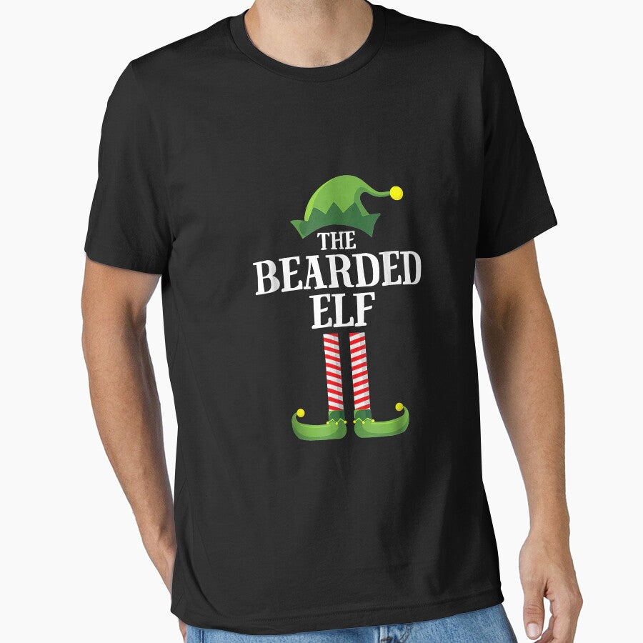 Bearded Elf Matching Family Group Christmas Party Pajama by JeffreyMCombs