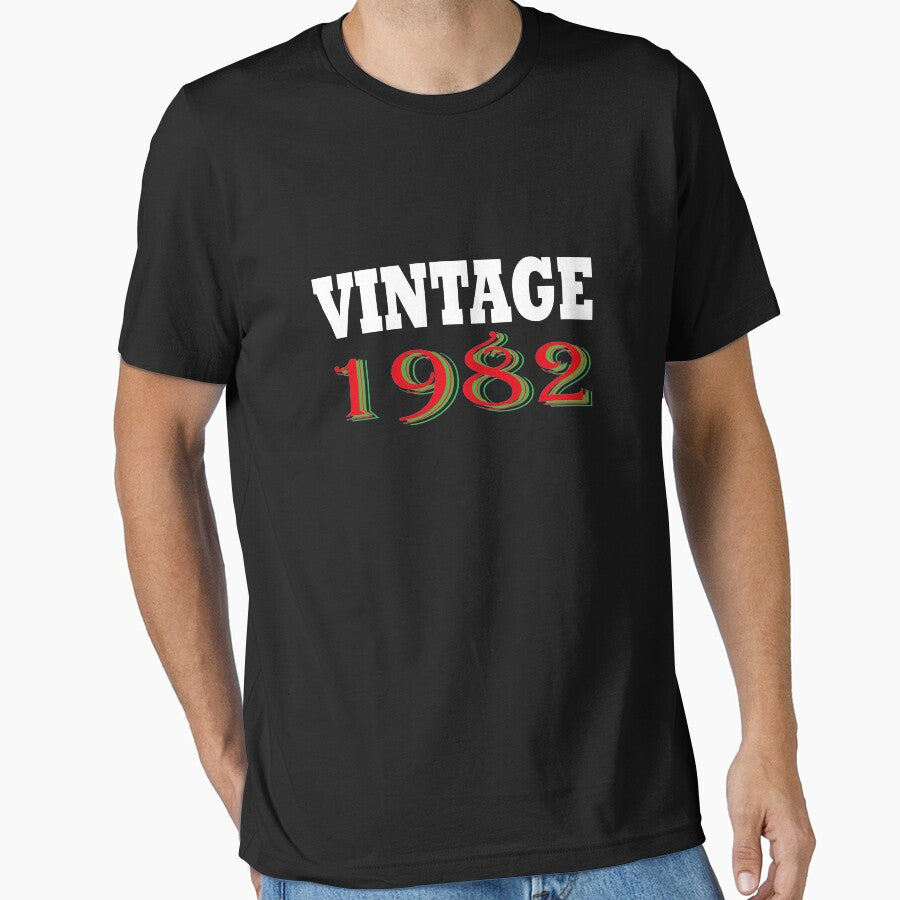 Vintage 1982 shirt, 40th birthday for Women, 40th birthday gift, 1982 Unisex t-shirt, Camo 1982 Shirt, Vintage birthday shirt, 40th birthday by SimoSaladain