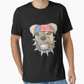American Pitbull Terrier Dog Retro Vintage USA Flag  Cigar Pullover by sara4ly
