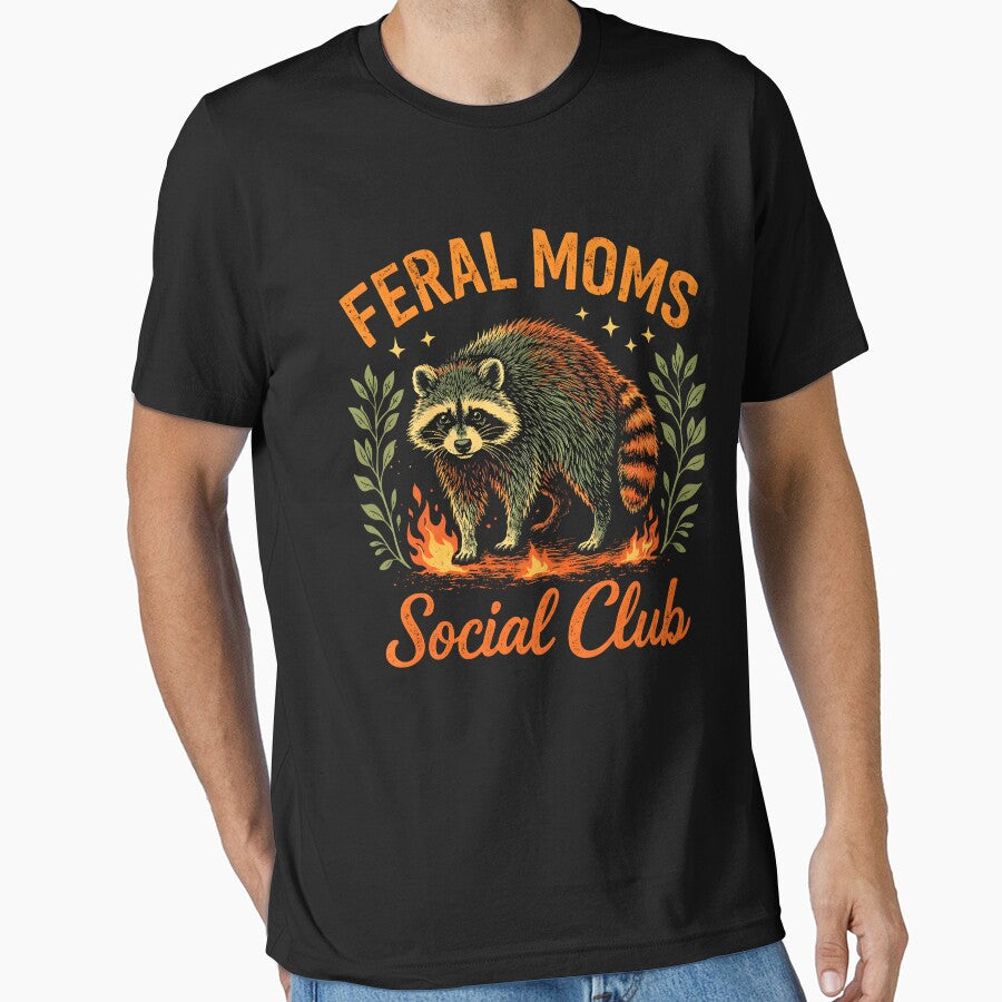 Feral Moms Socıal Club by InkRebelprint