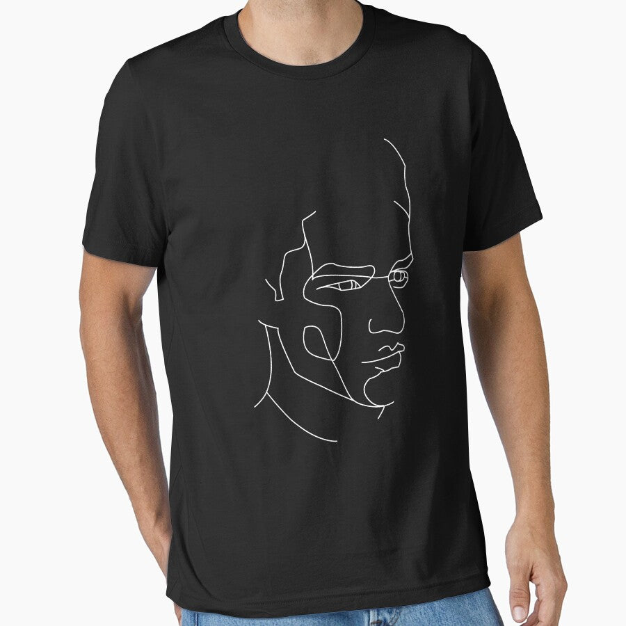 man face, one line abstract by hmgrafi36