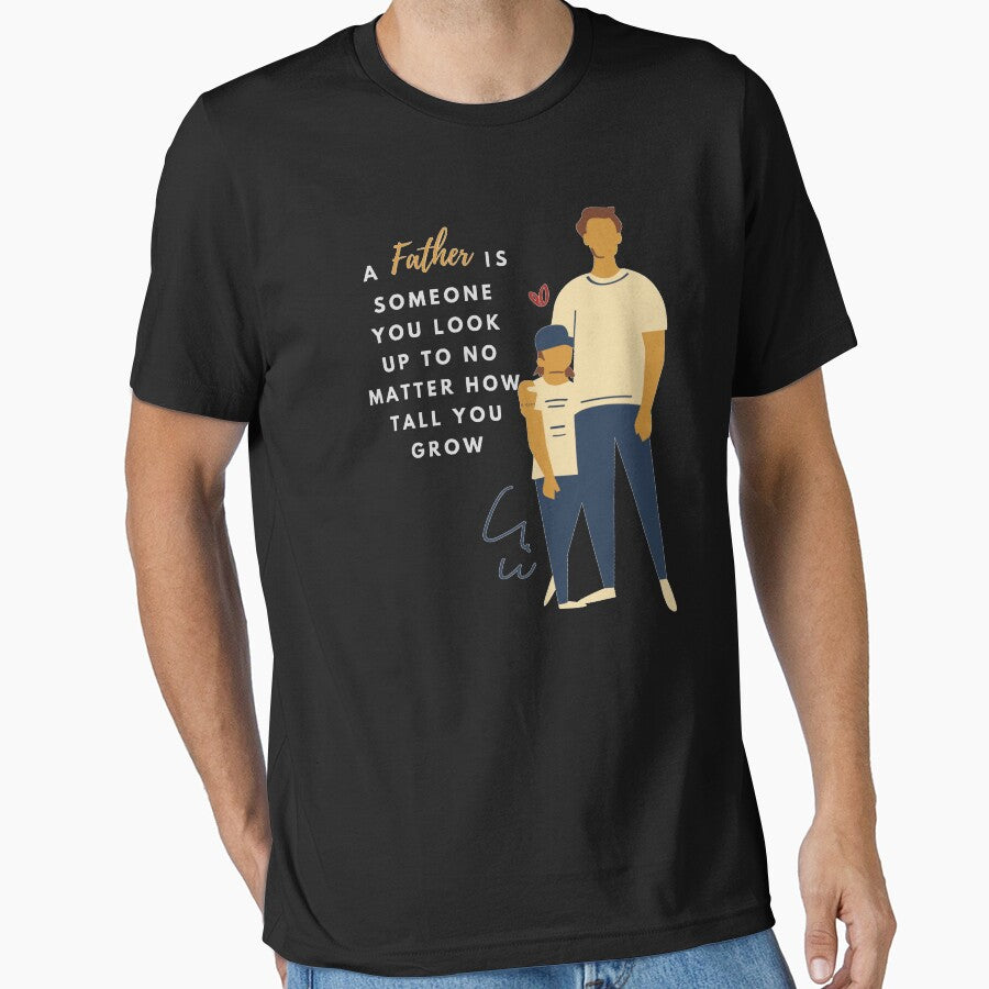 We look up to our fathers no matter how tall we grow by PaperDreamPod
