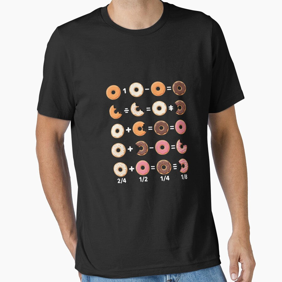Donut Fraction Math Teachers Back To School Educational by DigitaldeligArt