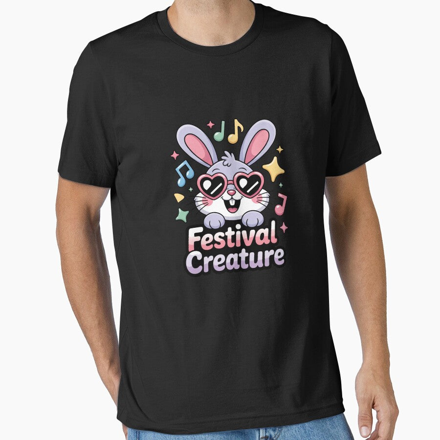 Festival Creature - Colorful Rave Animal with Glasses by LittleDame