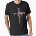 Patriotic Baseball Christian Bat Cross by KIROSALS