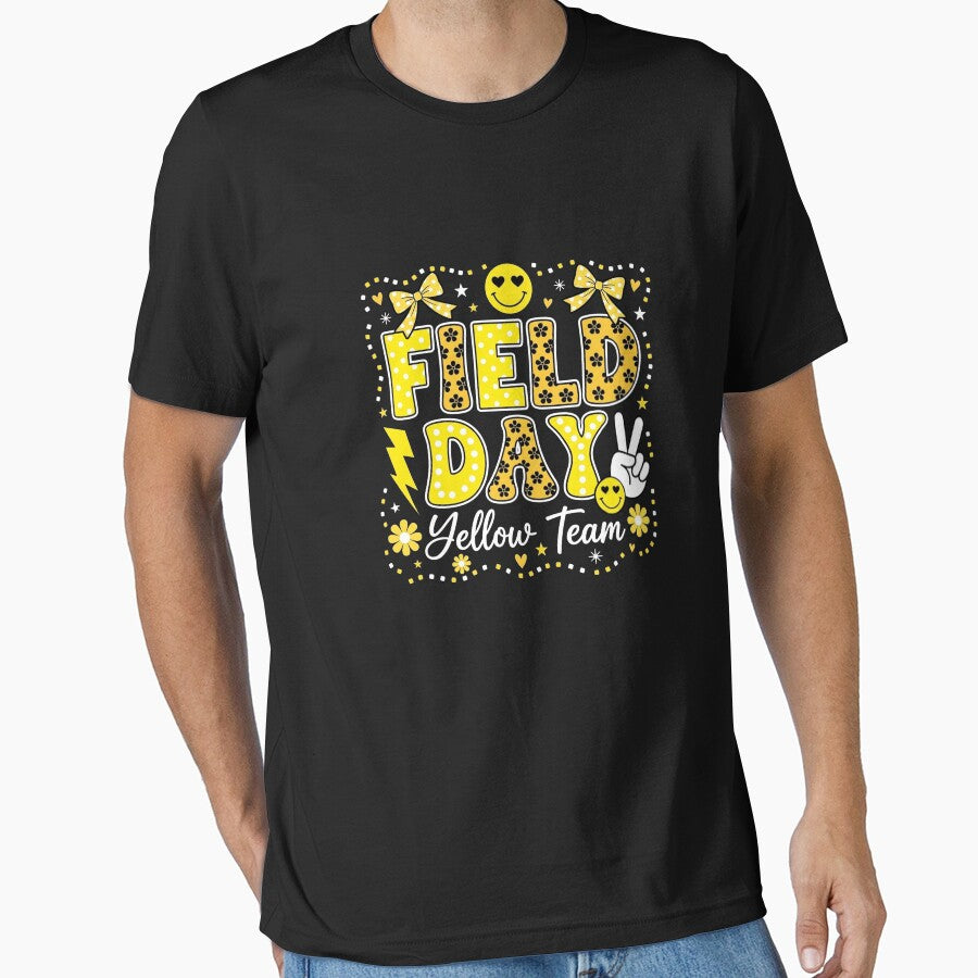 Field Day Yellow Team Funny for Kids Teacher Field Day Games by thomas-frame