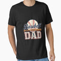 Baseball Dad Happy Fathers Day Shirts for Men Wife Daughter by FrankIsabel