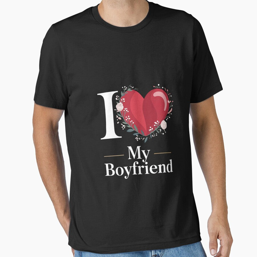 I Love My Boyfriend I Heart My Boyfriend Cute Cool BF by RatCurry