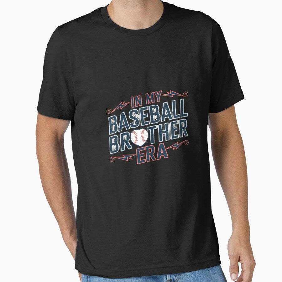 In My Baseball Brother Era Groovy Family Matching by Belkisallen