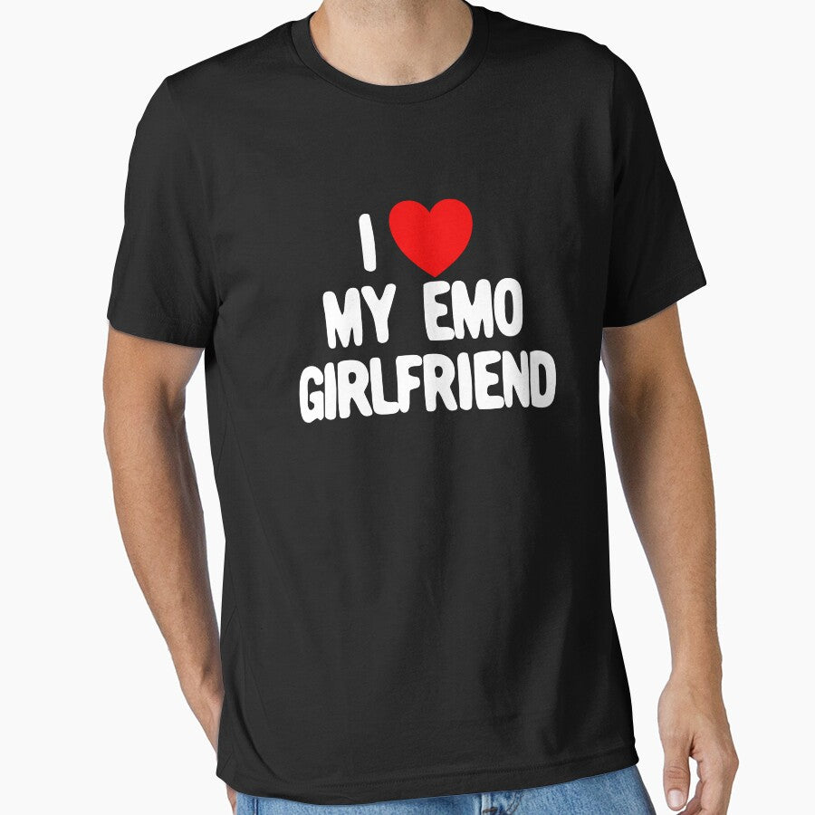 I Love My Emo Girlfriend Red Heart I Love My Emo Girlfriend Gear by DynamicDesign