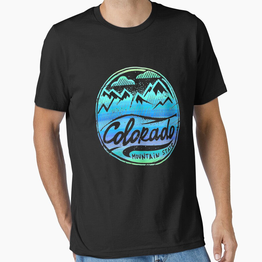Classic Colorado Mountains Vintage Retro Design by disliketent