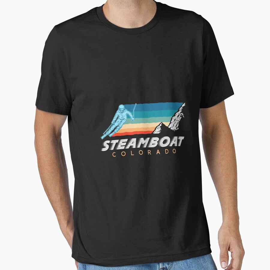 Steamboat Colorado Usa Ski Resort 1980S Retro by paneczkopat