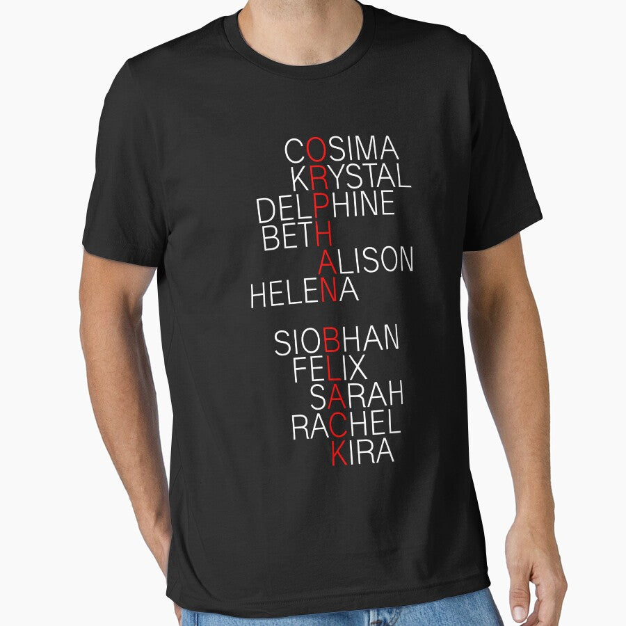 Orphan Black - names (white) by shadoboxer