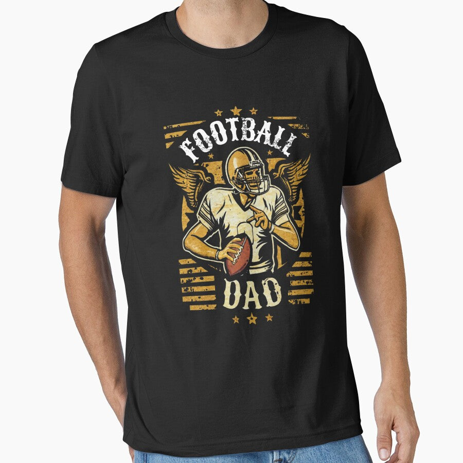 Football Dad USA Funny Vintage by Poman9810