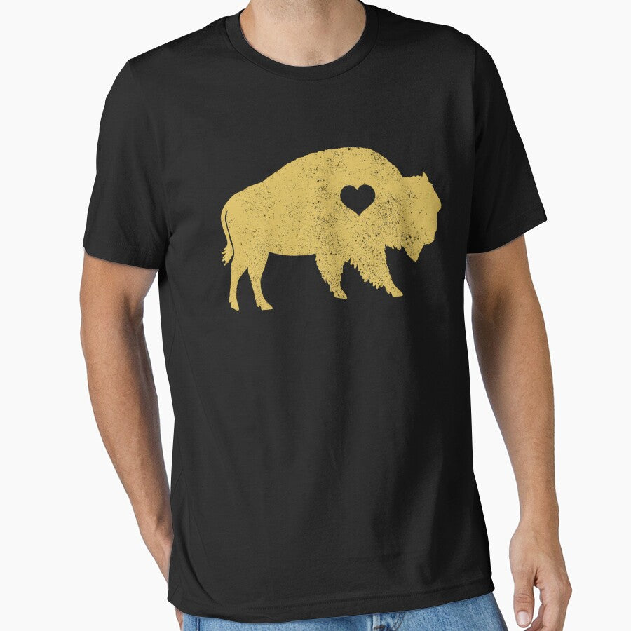 Bison Lover American Buffalo National Park Souvenir Vintage by Stroblesamuel