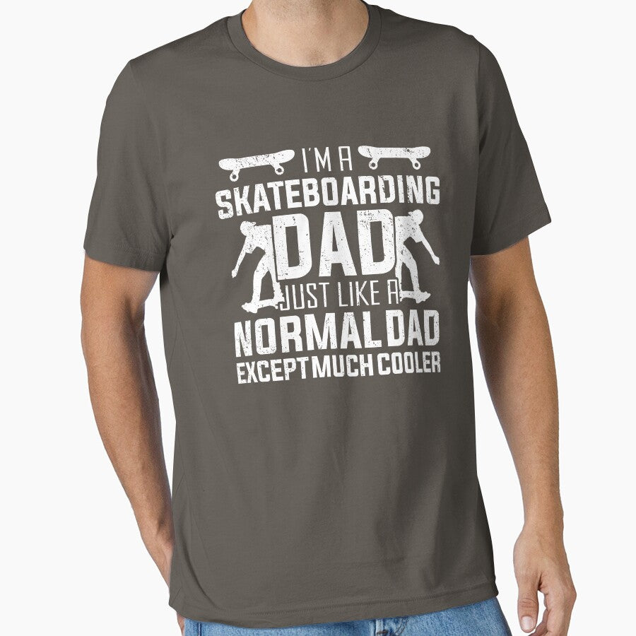 Skateboarding Dad Fathers Day Skateboard by DamnGoodDesign