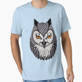 Grey Owl Vector Illustration by NordicBadger