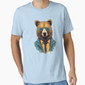Bear hipster by Toms Tee