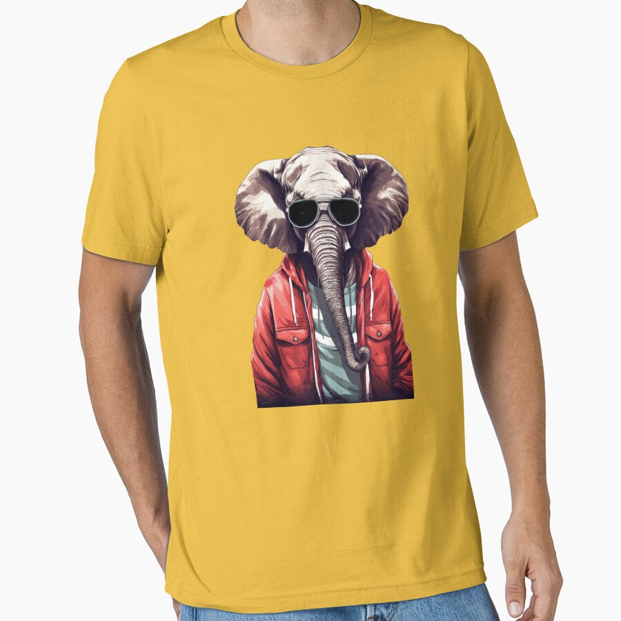 Elephant hipster by Toms Tee